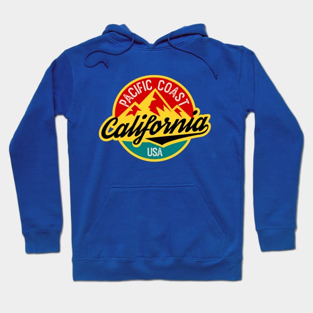 California badge pacific coast Hoodie by SpaceWiz95